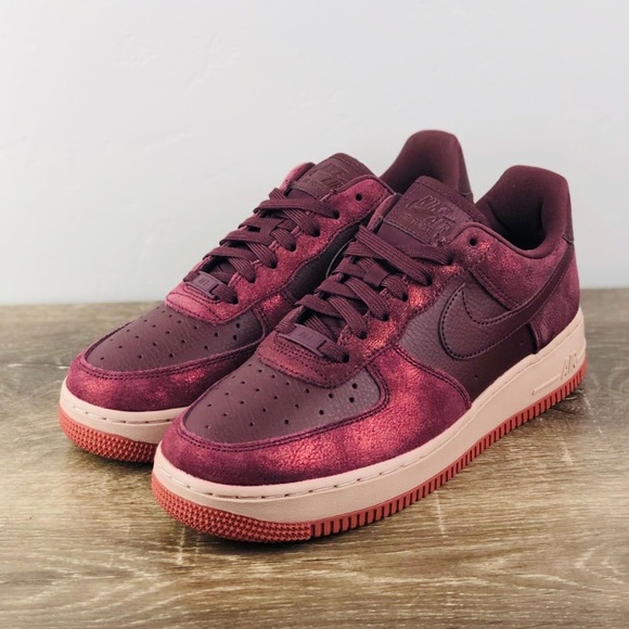 NEW Air Force 1 ‘07 Premium Burgundy - Picture 2 of 5